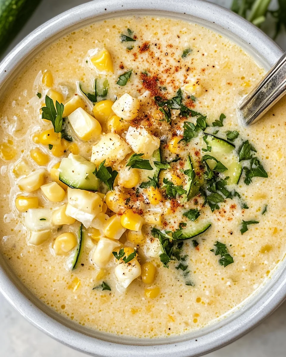 Zucchini Corn Chowder