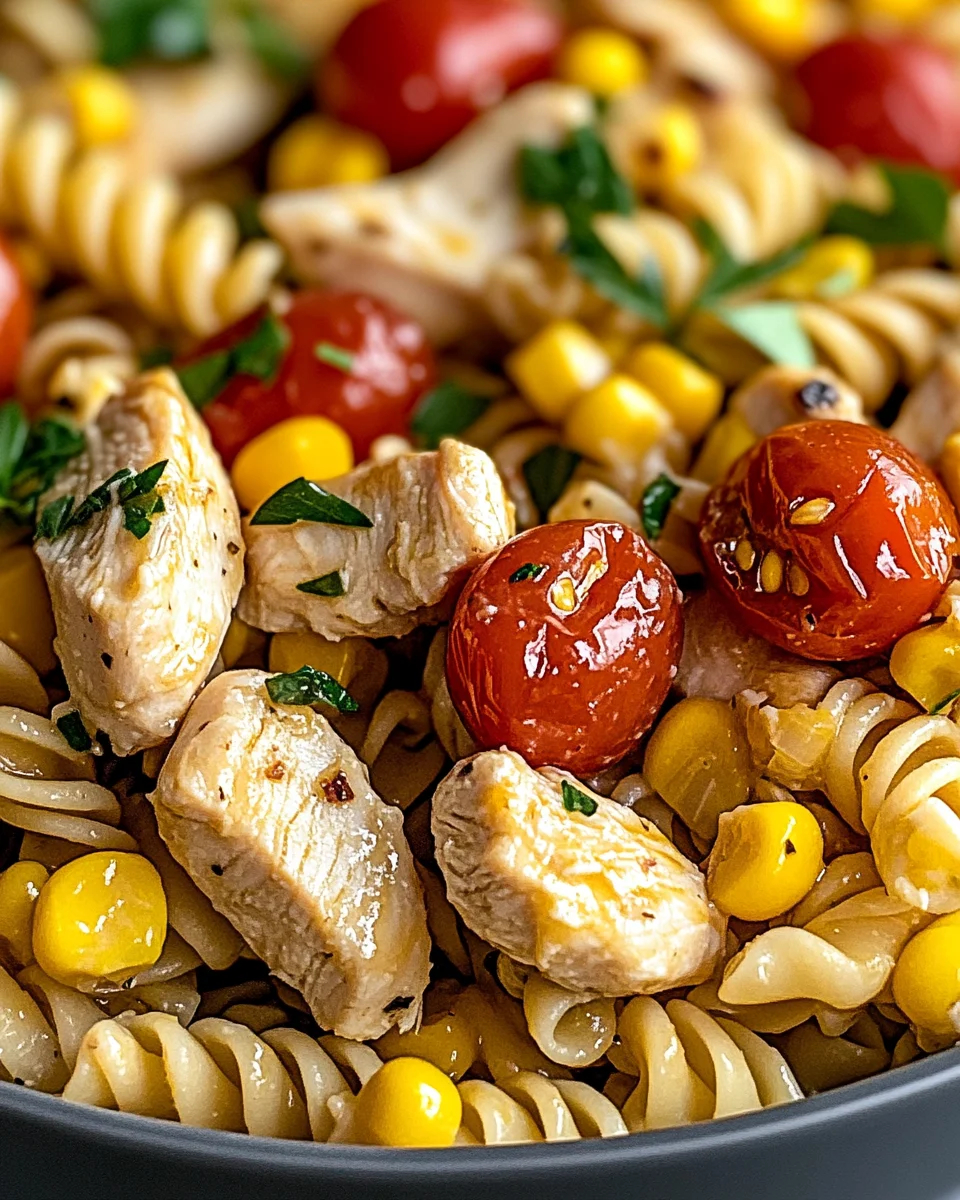 honey mustard chicken pasta salad