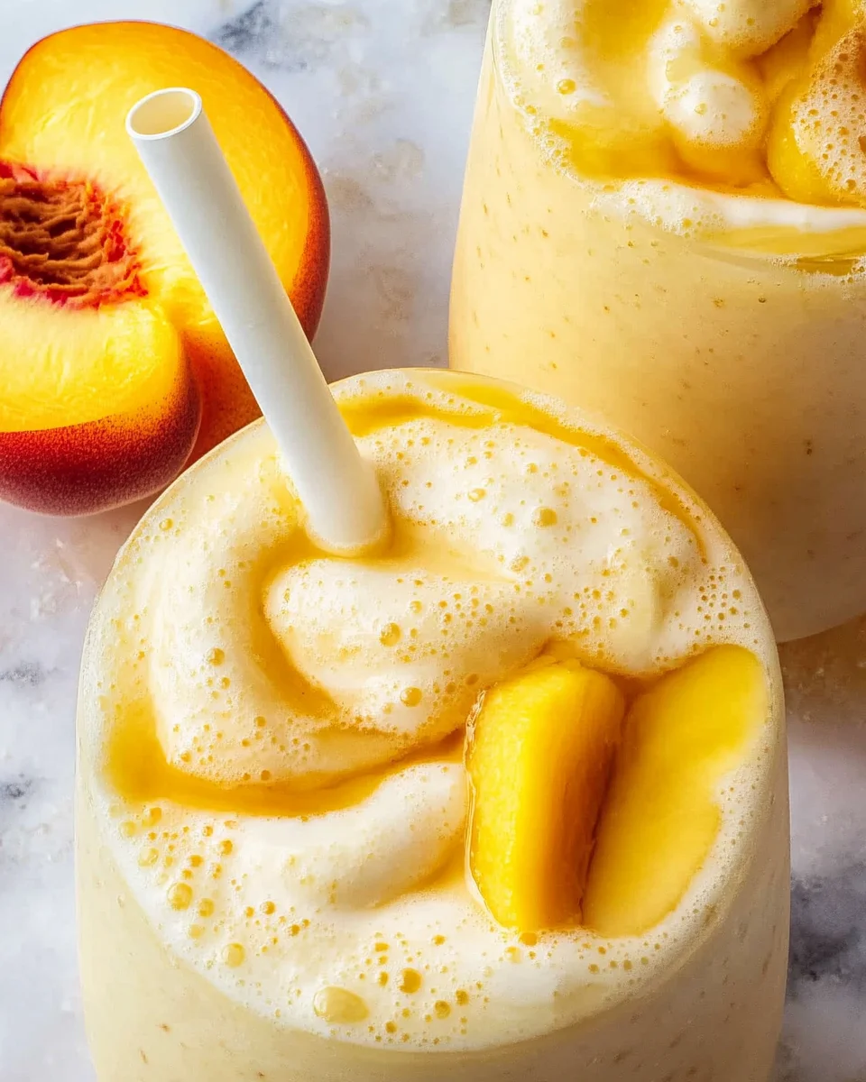 Banana Peach Smoothies