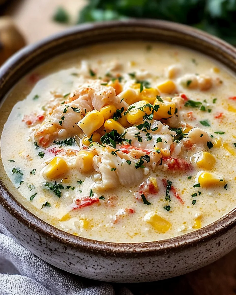 Bobby Flay’s Crab & Corn Chowder
