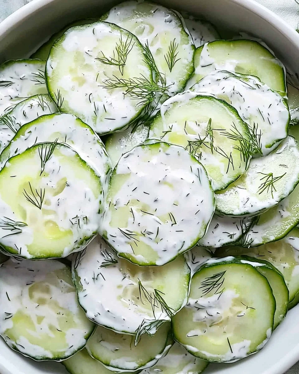 Creamy Cucumber Salad