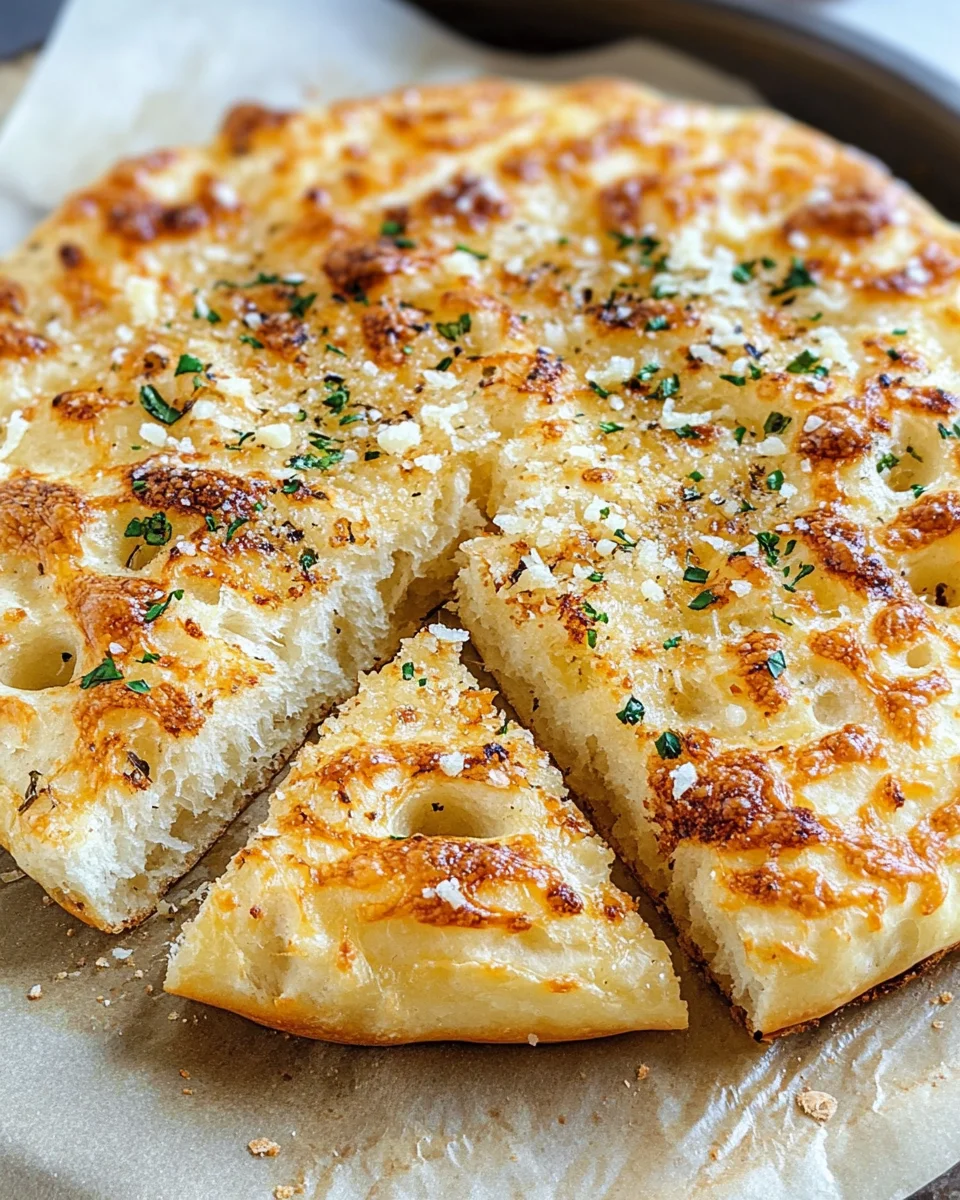 Crispy and Cheesy Garlic Parmesan Focaccia Bread You’ll Love