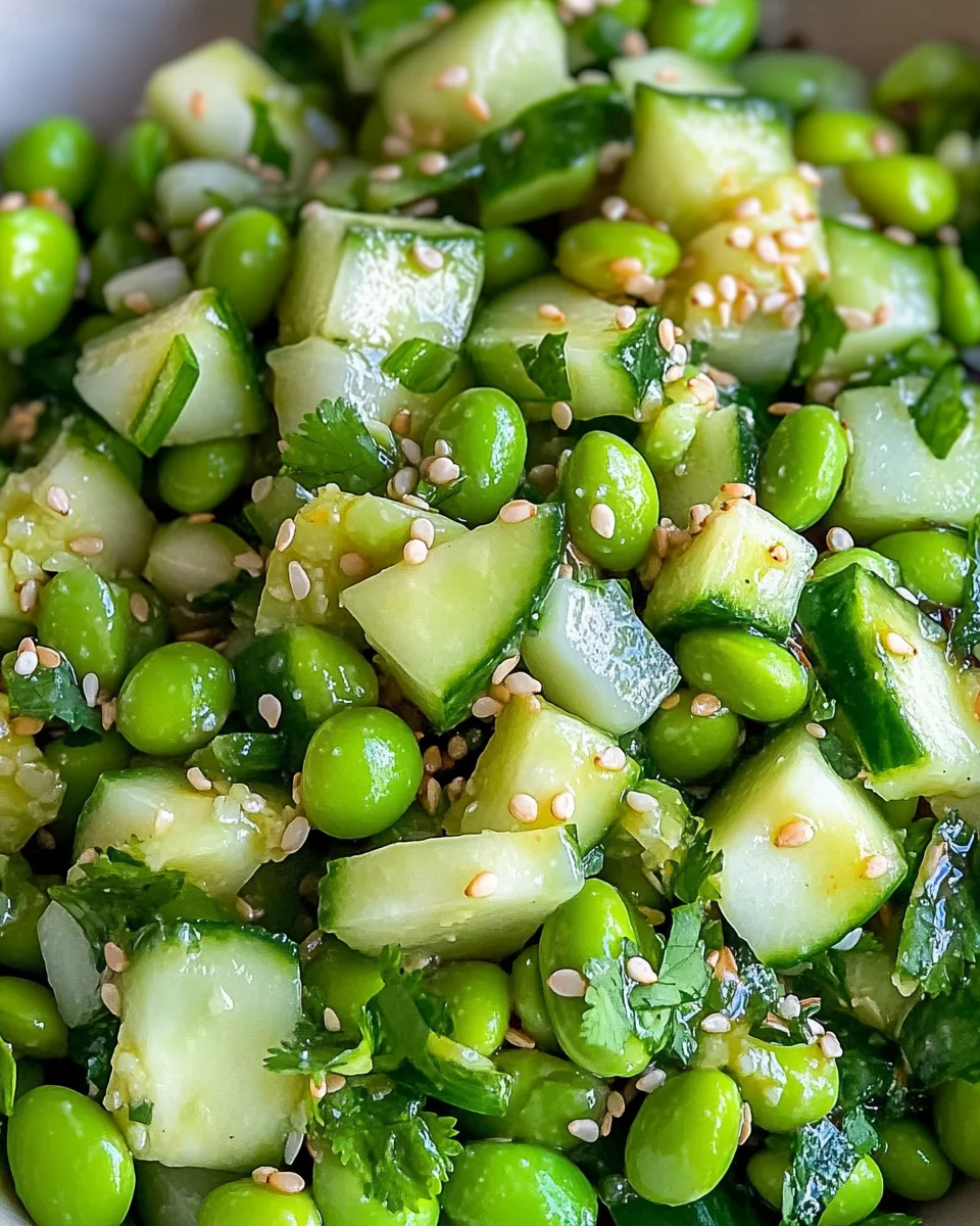 Cucumber Edamame Salad