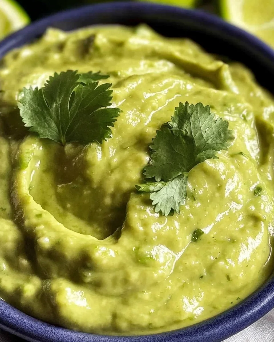Easy Avocado Lime Crema