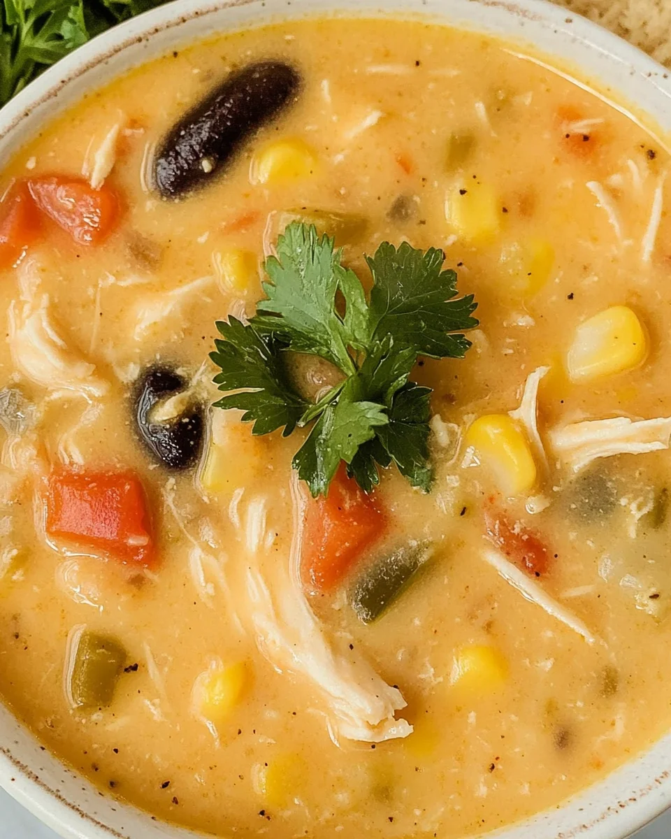 Easy Chicken, Poblano, and Black Bean Soup (Small Batch)