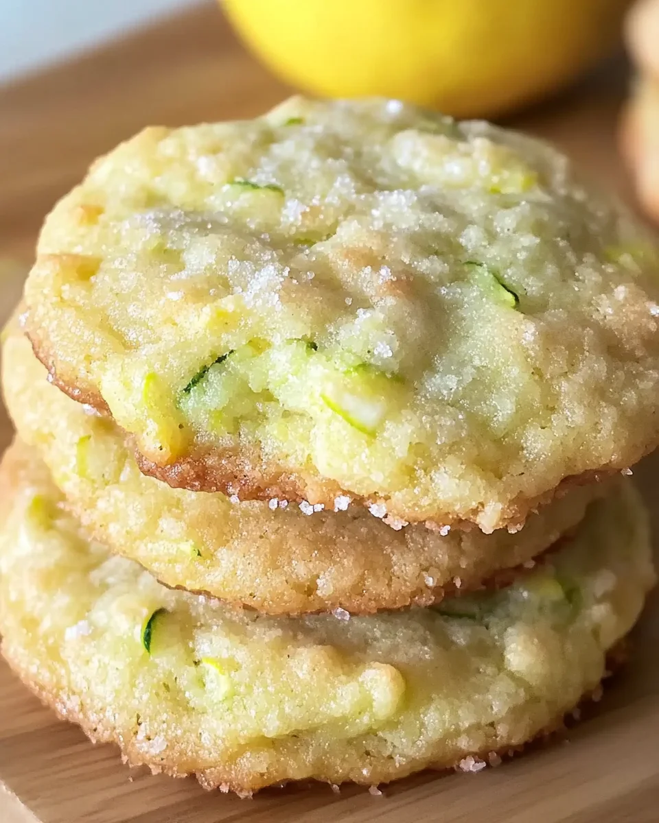 Easy Lemon Zucchini Cookies
