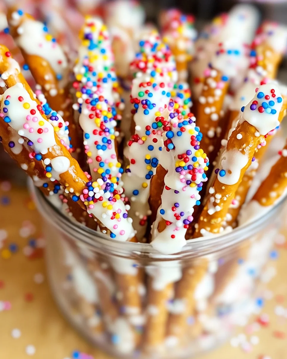 Easy Pretzel Stick Sparklers