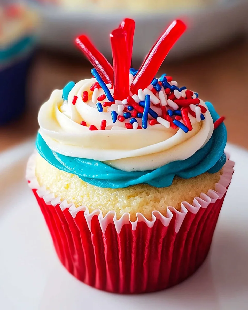Firecracker Cupcakes