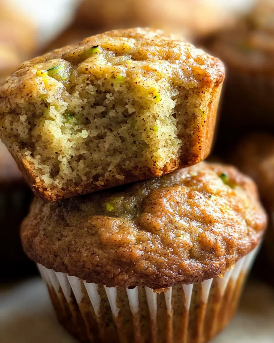 Healthy Banana Zucchini Muffins