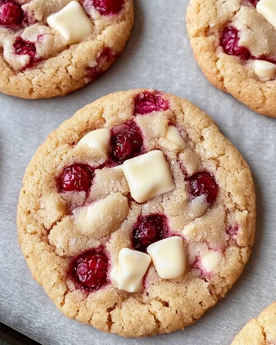 Homemade Subway Raspberry Cookies