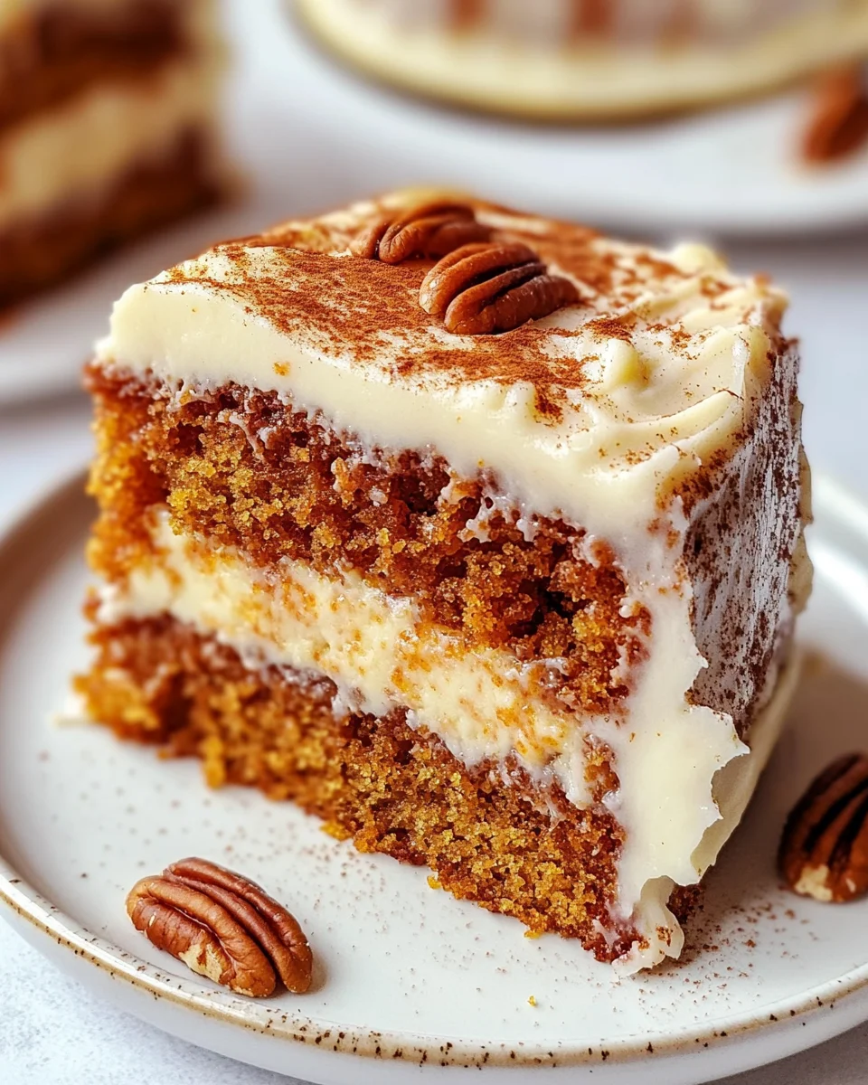 Honeybun Carrot Cake with Cheesecake Filling