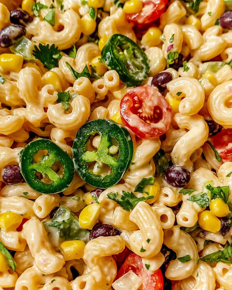 Mexican Macaroni Salad Recipe