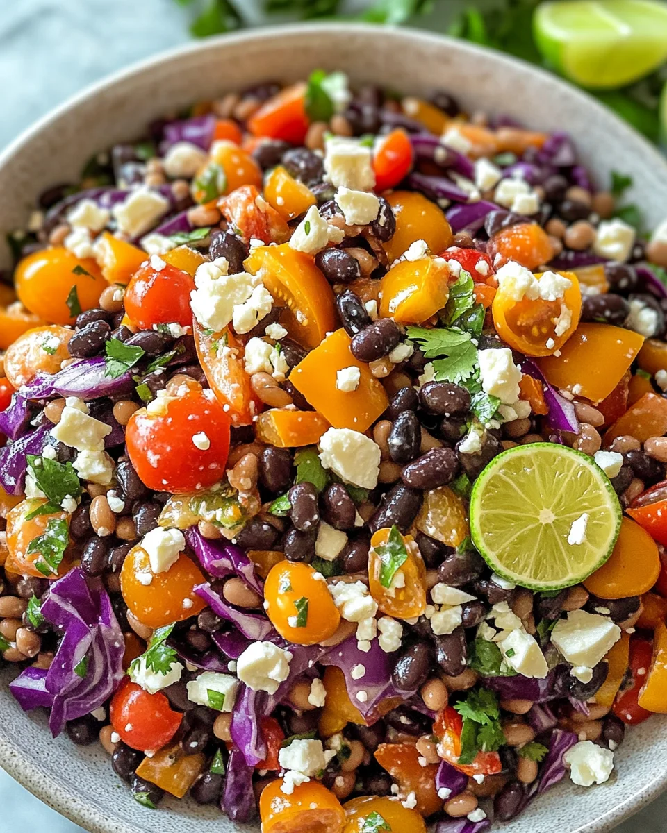 Southwest Dense Bean Salad