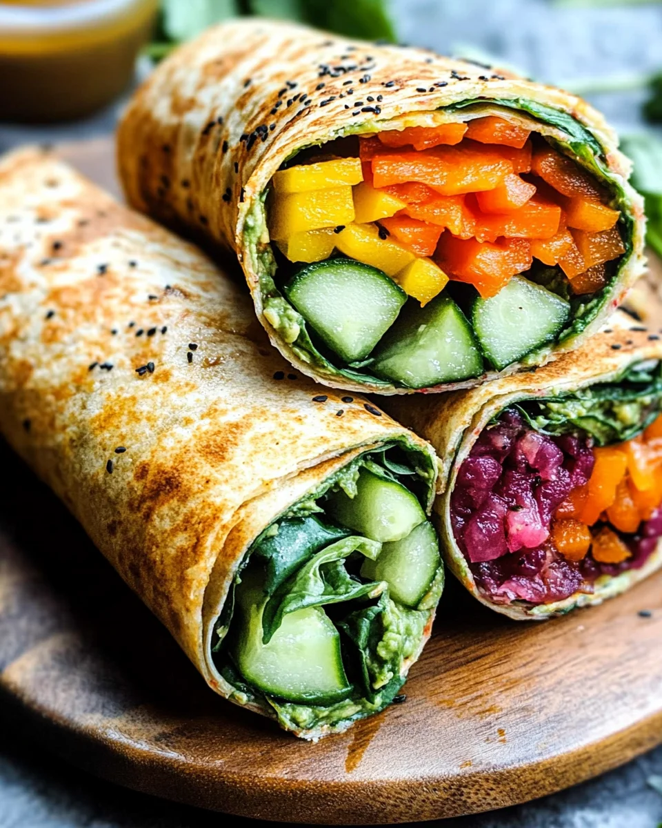 Veggie Wrap with Hummus