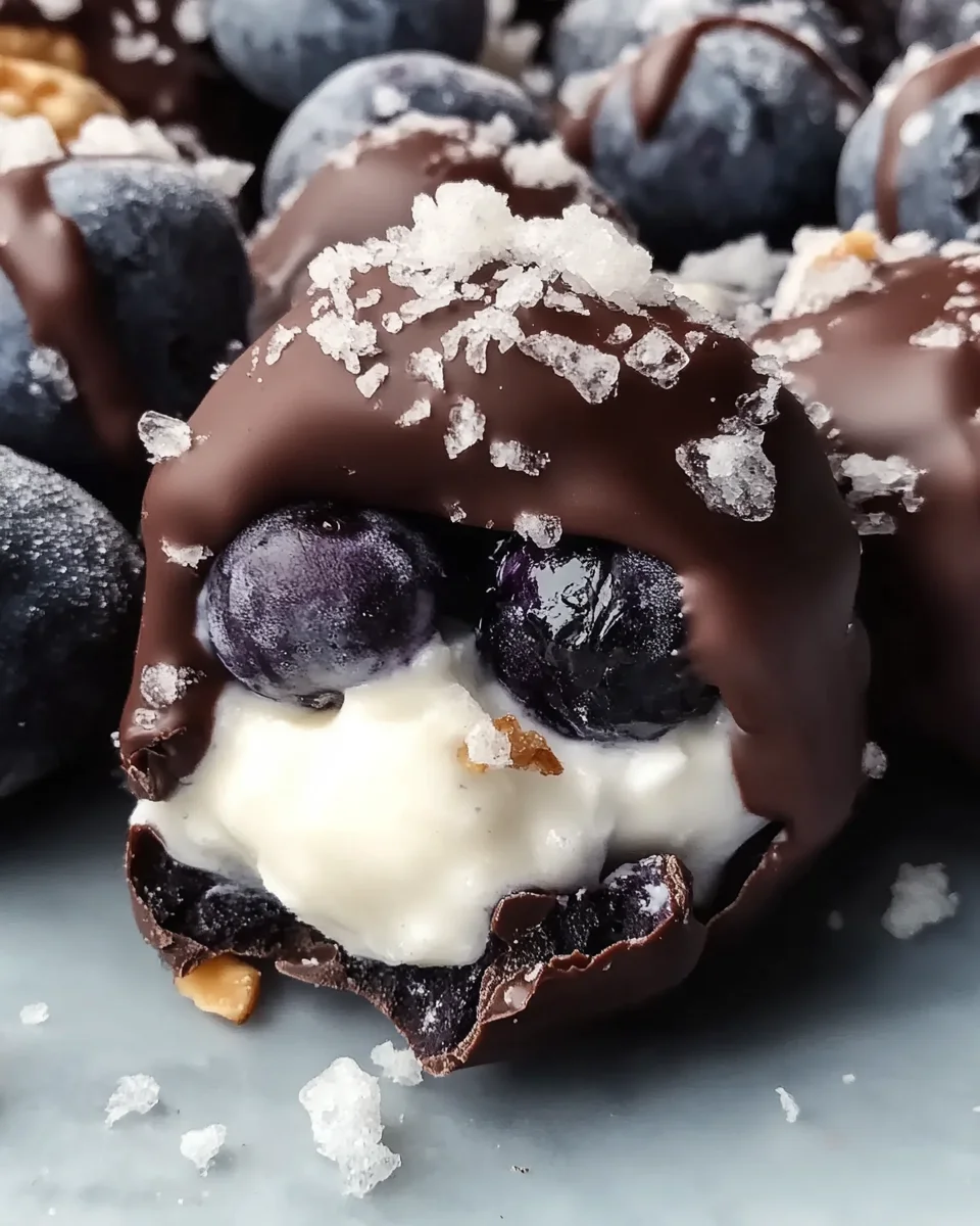 Wholesome Frozen Blueberry Yogurt Clusters